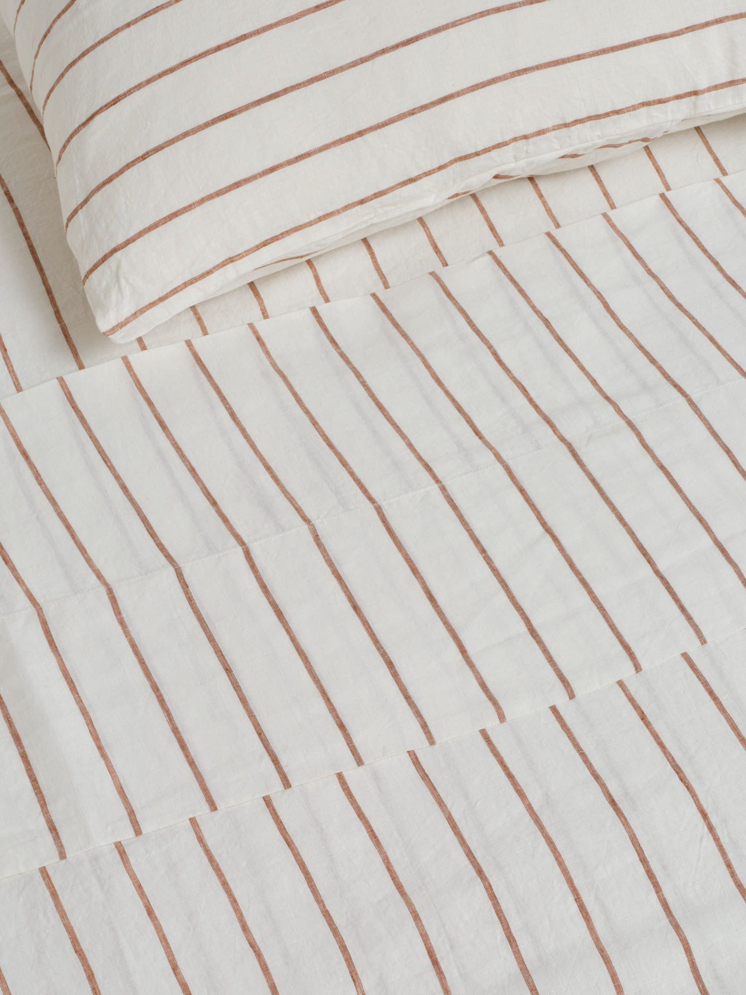 Sheet Set in Tobacco Stripes 