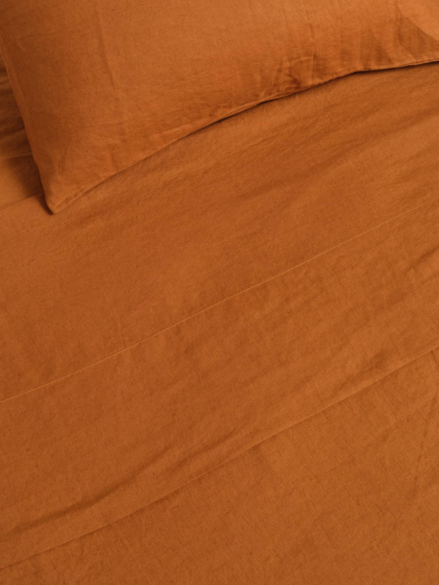 duvet set in tobacco