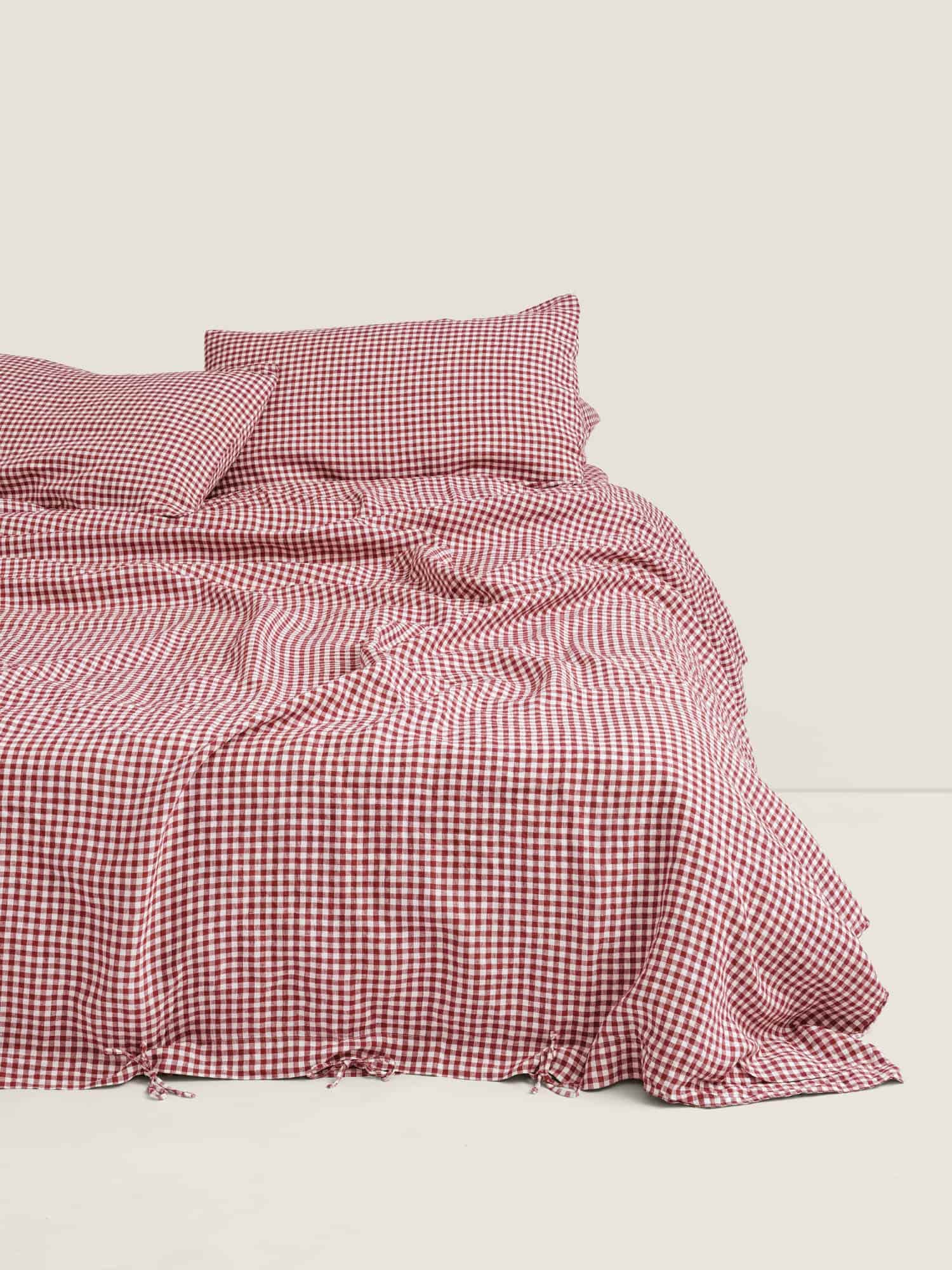 Duvet Set in Pinot Gingham