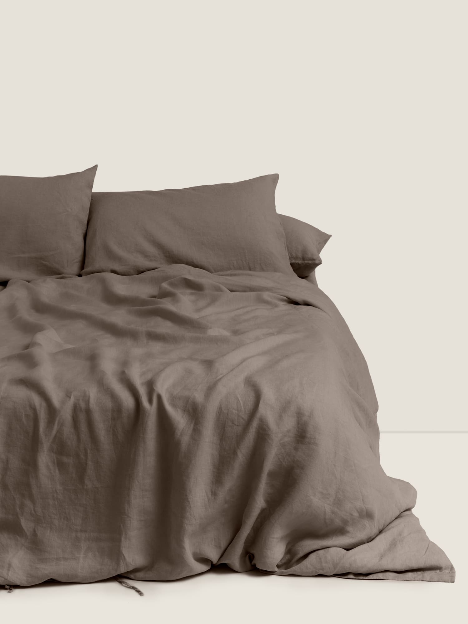 Linen Duvet Cover in Storm