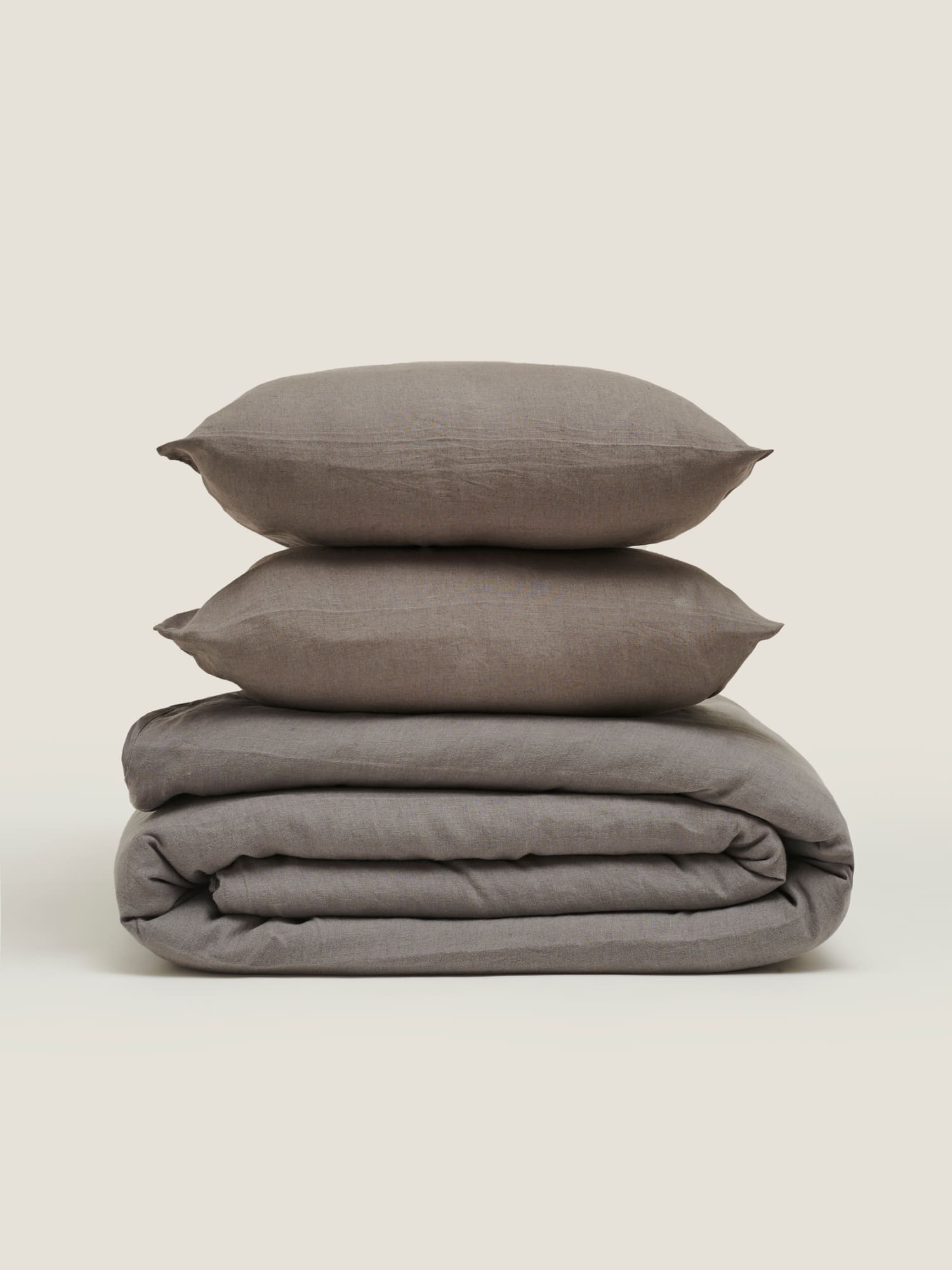 Linen Duvet Cover in Storm